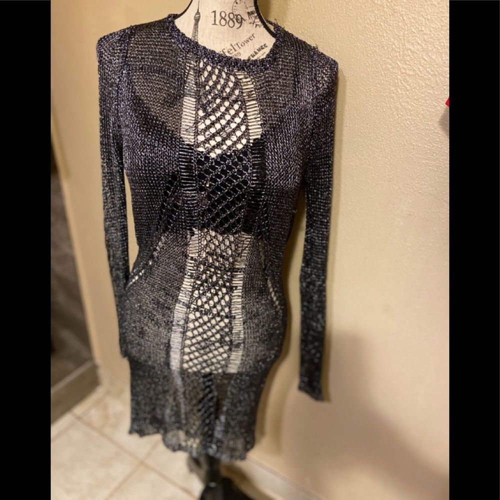 Metallic dress
